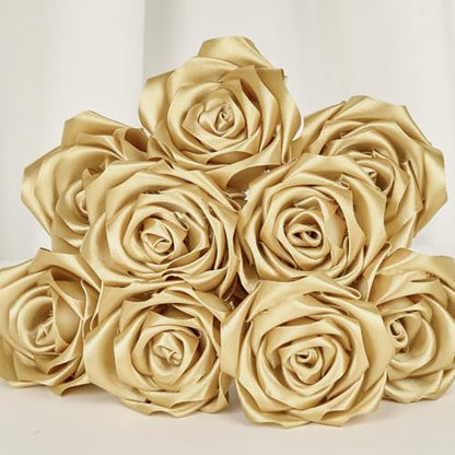 Mauproy Champaign Gold Satin Ribbon, 1-1/2 Inch, 50 Yards - color: Champaign Gold