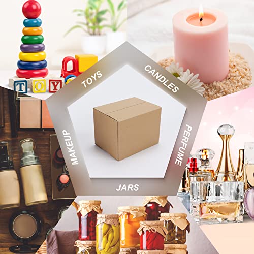 CRUGLA 40 Packs 8x6x6 Shipping Boxes Cardboard Boxes Shipping Box for Business Packaging Thin Box - size: 8x6x6 Inch