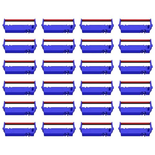 24-Pack Compatible SP700 Printer Ribbon B/R Replacement for Star RC-700BR SP-700BR SP-712 SP-742 Ink Ribbon, Black and Red - size: 24 Pack