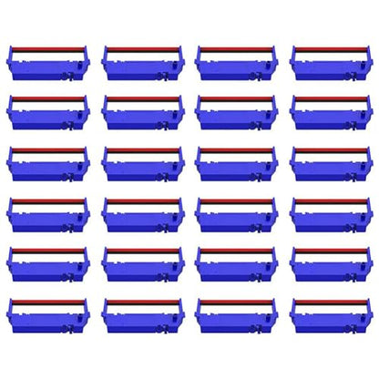 24-Pack Compatible SP700 Printer Ribbon B/R Replacement for Star RC-700BR SP-700BR SP-712 SP-742 Ink Ribbon, Black and Red - size: 24 Pack