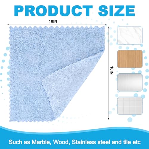 Microfiber Cleaning Cloths, 12 Pack Cleaning Rags, 10"X10"