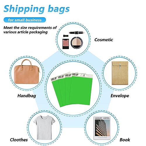 Thank You Poly Mailer 10x13 Inch 100 Pcs, Green - color: Green, size: 10x13 Inch 100 pcs