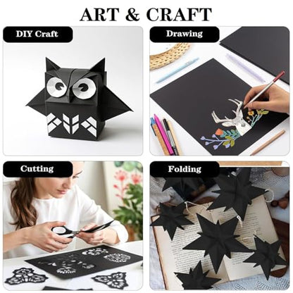 30”x 1200”Black Kraft Wrapping Paper Roll for Bulletin Board Poster Gift Wrapping, Craft Construction Paper for Easel Drawing Painting Art Supplies Packing Table Covering Bouquet Flower Christmas - size: 30x1200in