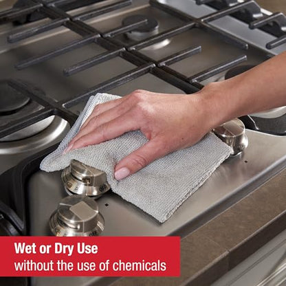 Rubbermaid Microfiber Cloth Towels 14"x14" Non-Scratch Reusable/Washable for Cleaning/Wiping/Polishing for Home/Kitchen/Car, (Pack of 288) - size: 288-Pack