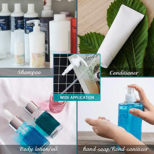 Gallon Pump Dispenser, Fits Most 1 Gallon Jugs and Containers 38/400 Pump Lid Top Replacement for Sanitizer, Lotion, Shampoo, Conditioner (6 Pack) - color: 6 Pack
