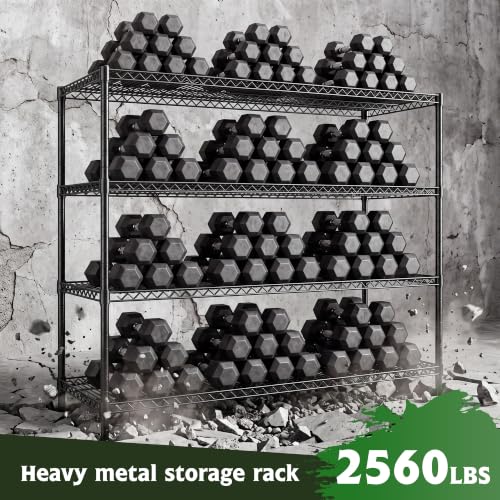 REIBII Storage Shelves, 2560LBS Heavy Duty&Adjustable Height for Garage - size: 3 SET-55.5" W X 18''D X 55.5" H