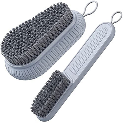 Cleaning Brush Soft Bristle Brush Laundry Scrub Brush Clothes & Shoes Brush - color: Gray