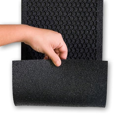 Mohawk Home Indoor Outdoor 4 Pack (0' 9" x 2' 11" Stairtread) Heavy Duty Rubber Floor Mat Anti Slip Restaurant Kitchen for Garage Garden Industrial Pool Entrance Bar Wet Area - size: 4 Pack (0' 9" x 2' 11" Stairtread)
