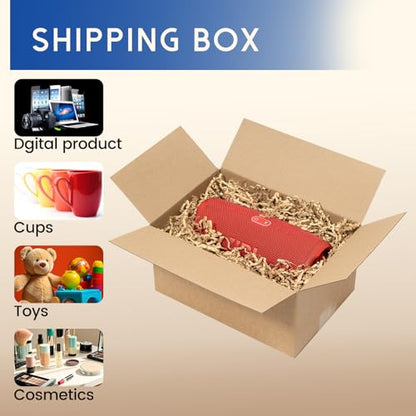 Mefleet 10x7x5" Shipping Boxes 50 Pack Corrugated Cardboard Box Brown - size: 10x7x5 inches (50 Pack)