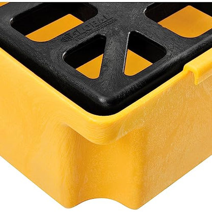 Global Industrial Low Profile Spill Containment Modular Platform, 1 Drum - style: Industrial