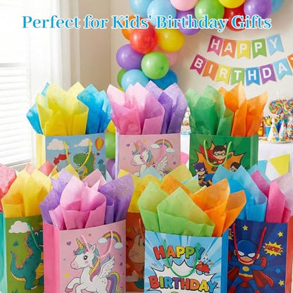 Koogel Tissue Paper 330 Sheets, 14 X 10 inch 20 Colors for Gift Bags - color: 20 Colors
