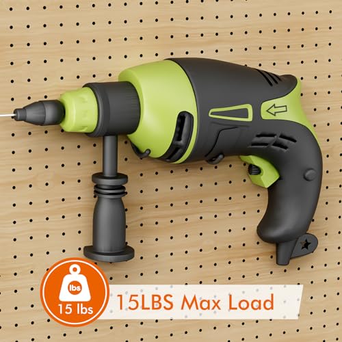 Utility Heavy Duty Pegboard Hooks, 8Pack Peg Board Power Tool Drill Holders - style: 8 Pack