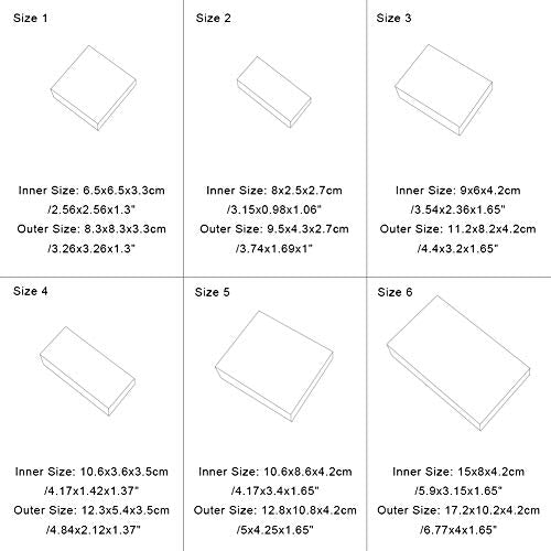 BENECREAT 20 Pack Kraft Paper Drawer Box Festival Gift Wrapping Boxes Soap Jewelry Candy Weeding Party Favors Gift Packaging Boxes - Brown (5x4.25x1.65) - color: Brown, size: 5 X 4.25 X 1.65 Inch (Pack of 20)