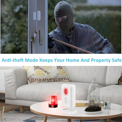 Door Alarms when Opened, GreenCycle Door Chimes when Door Opens - color: 1 receiver + 1 chime