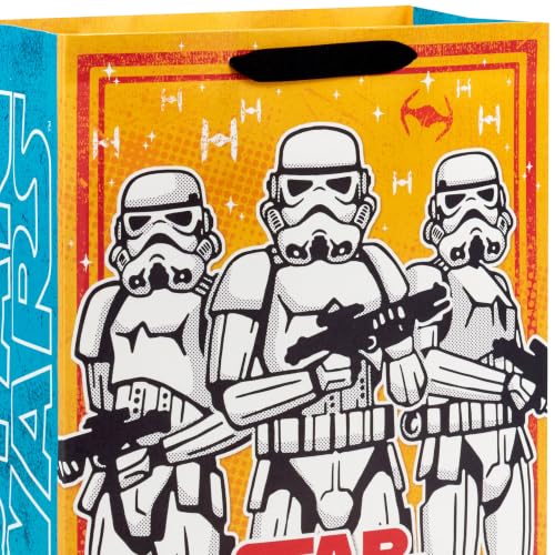 Hallmark Star Wars 13" Large Gift Bags (3 Bags: Darth Vadar and Storm Troopers) for Birthdays, Christmas, Holidays - style: Star Wars (3 Gift Bags)