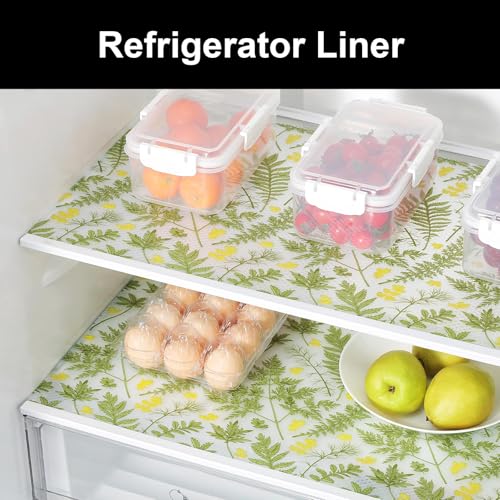 Cooyes Shelf Liner Drawer Liners, Shelf Liners for Kitchen Cabinets - color: Fern Green, size: 17.7"W x 236"L