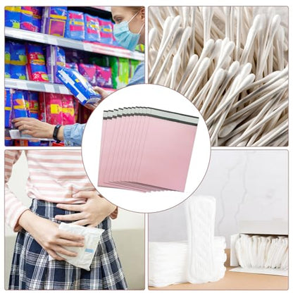 Sanitary Napkin Disposal Bags, 100pcs Pink, Opaque Sealed Design for Privacy Protection - color: Pink