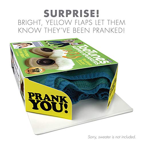 Prank-O Toe Tunes – Funniest Prank Gift Box | Hilarious Empty Gag Gift for White Elephant & Christmas 2026 | Funny Gift Box for Coworkers, Friends & Men Who Have Everything, As Seen on Shark Tank - color: Toe Tunes