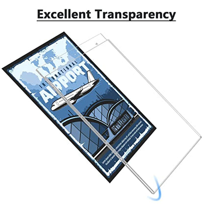 MaxGear Acrylic Wall Mount Sign Holder, 8.5 x 11 Vertical, 12 Pack - size: 8.5"x11"-12Pack