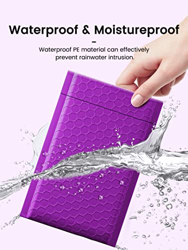 GSSSUSA Purple Bubble Mailers 4x8 Inch 50 Pack Small Padded Envelopes - color: Purple, size: 4x8 50PC