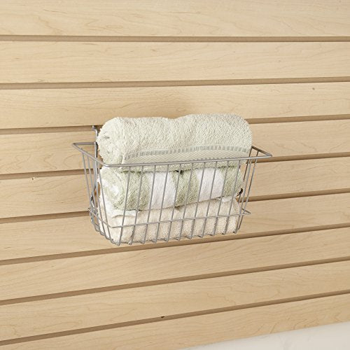 Econoco Multi-Fit Narrow Wire Baskets, Set of 6, Epoxy Chrome - color: Chrome Finish
