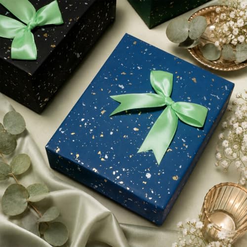 Mint Green Bows 60 Pcs 3.5 Inch Pre-Tied Satin Ribbon Bows, Adhesive Dots - color: Mint green, size: 60 PCS