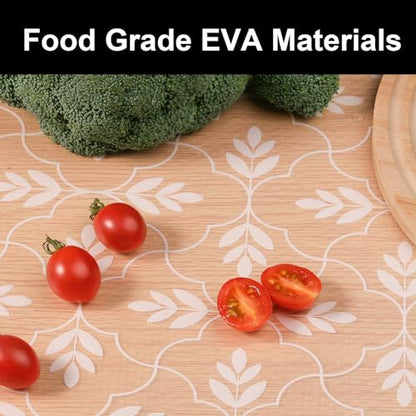 Cooyes Shelf Liners for Kitchen Cabinets Waterproof Kitchen Cupboard Mats - color: Aclear, size: 23.6"W x 236"L