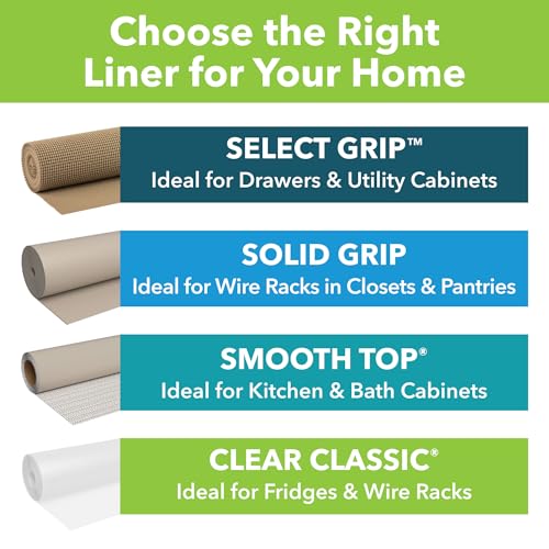 Duck EasyLiner Clear Classic Non Adhesive Shelf Liner, 20 in x 24 Ft 1 Roll - size: 20-Inch x 24 Feet