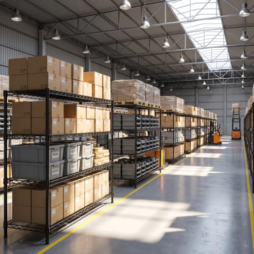 REIBII Storage Shelves, 2560LBS Heavy Duty&Adjustable Height for Garage - size: 3 SET-55.5" W X 18''D X 55.5" H