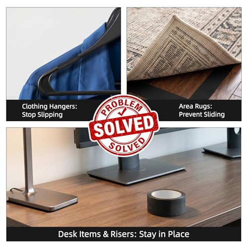 WELSTIK Rubber Grip Tape, Ultra Strong Sweat Absorbent Anti Slip Tape with Textured Adhesive for DIY Tools & Gadgets (Black, 2In x 16.4Ft) - size: 2inch*16.4ft