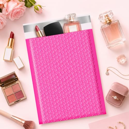 Small Bubble Mailers 3.5x5 50 Pack Waterproof Bubble Envelopes Self Seal Small Packaging Shipping Bags for Small Business - size: 3.5×5-50PC
