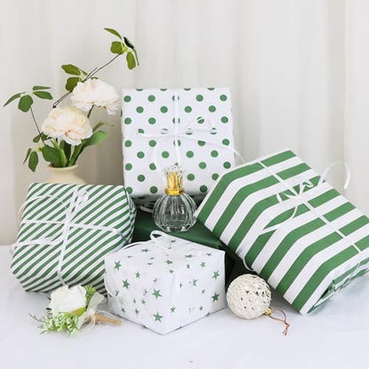 BEISHIDA 100 Sheets Forest Green Tissue Paper Bulk for Gift Wrapping Bags - color: forestgreen100