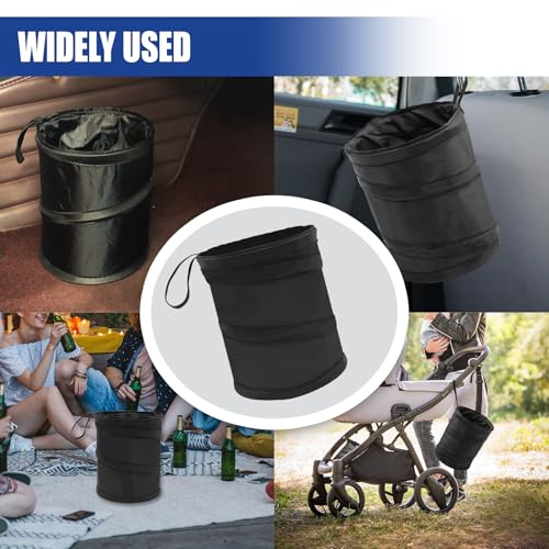Collapsible Car Trash Can, Mini Portable Auto Garbage Bag, 2PCS - size: 2PCS