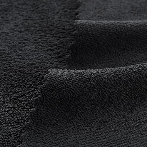 Arkwright Smart Rags Microfiber Cleaning Cloths, Pack of 50 in a Box, Lint Free 180 GSM Reusable Towels for Auto, Office and Household Cleaning, 12 x 12 in, Black - color: Black, size: 12 x 12 in