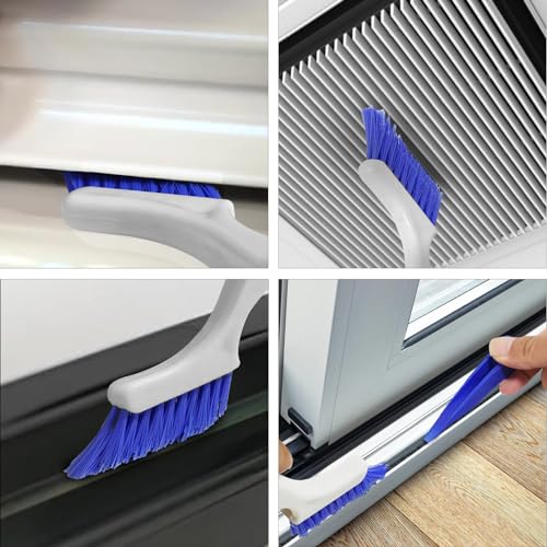 Asltw Crevice Cleaning Brush Set, 6-Piece Gap and Grout Detail Brushes