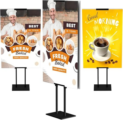GUOHONG 6Pack Poster Stand for Display, Adjustable Floor Stand Sign Holder - size: 75 inch-6Pack