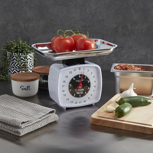 Mechanical Kitchen Scale with Tray
