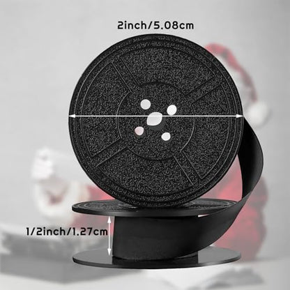 Jecery 2 Pairs Universal Typewriter Ribbon, Calculator Ribbon, Black