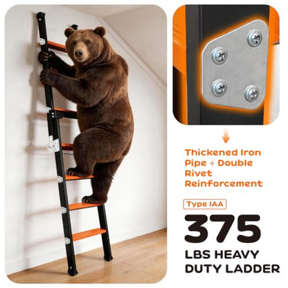 XinSunho 3-in-1 Multi-Position Step Ladder, 4 Step Steel Folding, 375 lbs - size: 4 step