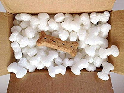 Bubblefast! Brand FunPak MiniPack Plant Based Biodegradable Packing Peanuts, 0.60 cu ft Bag, Compostable (Dog Bones) - style: Dog Bones