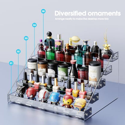 Acrylic 5-Tier Display Stand Organizer