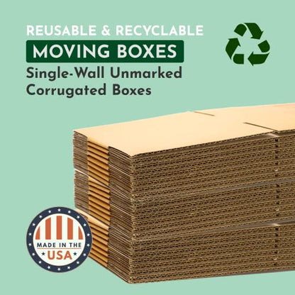 Boxes Fast Small Business Packaging, Shipping Box 26 x 6 x 20, 10 Bulk | Cardboard, Gift, Storage, Large, Single Wall Corrugated Boxes, 26x6x20 26620