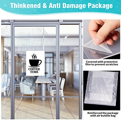 Maitys 24 Pcs Acrylic Wall Mounted Sign Holder Vertical Clear, 6 x 4 Inch - color: Vertical Style, size: 4 x 6 Inch