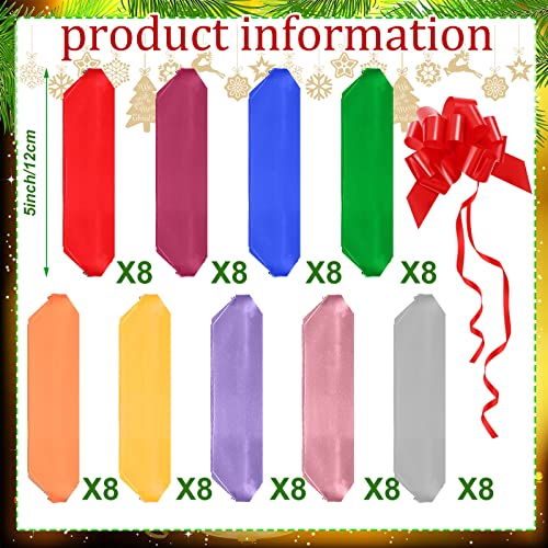 Chunyin 72 Pcs 5 Inch Pull Bows for Gift Wrapping Gift Bows, multi Color - color: Multi Color