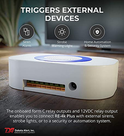 Dakota Alert Wireless Driveway Alarm DCMA-4K Plus 1-Mile Motion Sensor Kit