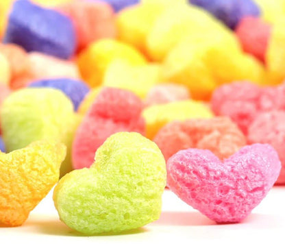 Bubblefast! Brand FunPak MiniPack Plant Based Biodegradable Packing Peanuts, 0.60 cu ft Bag, Compostable (Rainbow Hearts) - style: Rainbow Hearts