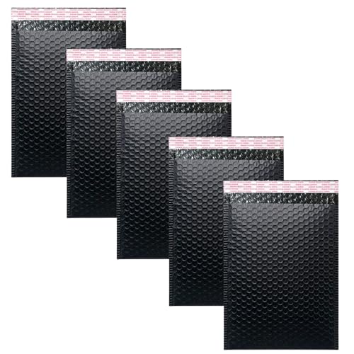 Bubble Mailers 4x6 Inch 50 Pack Small Padded Envelopes Bags (Black) - color: Black, size: 4X6 Inches