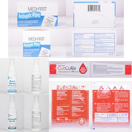 MFASCO Workplace First Aid Kit Refill with OTC Medications 546 Pieces - size: 3 Shelf, style: w/ 546 Pieces no Cabinet