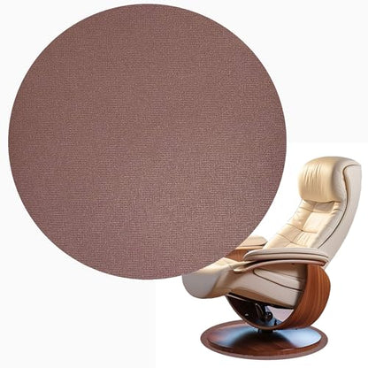 Recliner Pads for Hardwood Floors, Under Chair Mat Floor Protector, Keep Furniture from Sliding, Rubber Mats for Rocking Chair, Floor Furniture Pads 27.5in - size: R-Brown-27.5"x27.5"