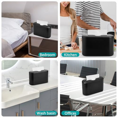 Multifold Paper Towel Dispenser Countertop, Black - color: Black